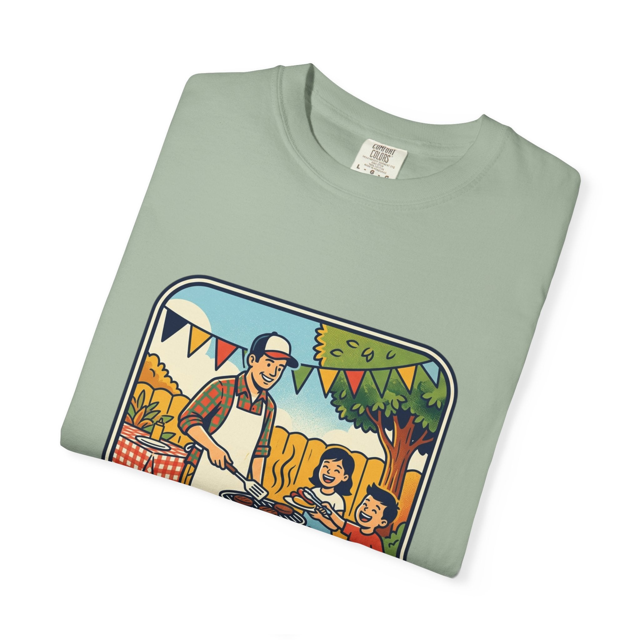 Father's Day BBQ T-Shirt — "Happy Father's Day" Graphic Tee