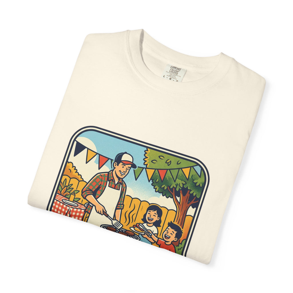 Father's Day BBQ T-Shirt — "Happy Father's Day" Graphic Tee