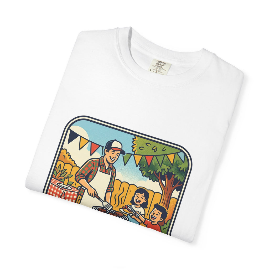 Father's Day BBQ T-Shirt — "Happy Father's Day" Graphic Tee